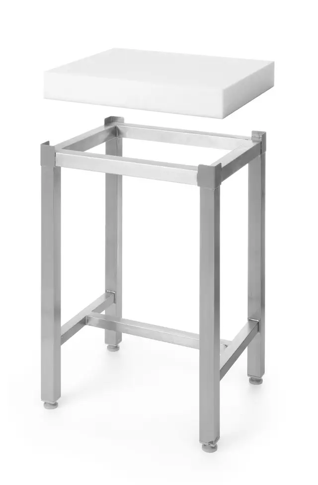 Robustná základňa pre mäsiarsky blok – HENDI, základňa, 500 x 400 x 750 mm – Obrázok 2