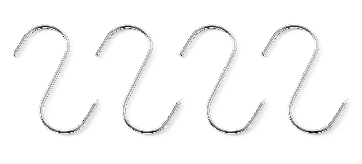 Pevné mäsiarske háky – HENDI, súprava 4 ks, 130 x 5 mm