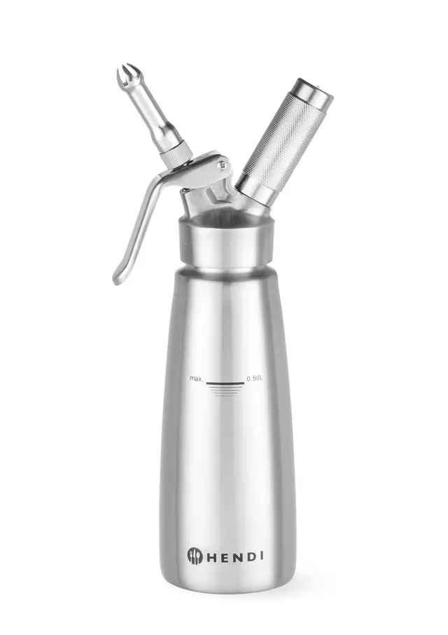 Štandardná fľaša na šľahačku – HENDI Profi Line, 0,5 l, ⌀85 x 235 mm