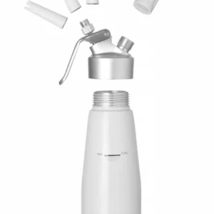 Štandardná fľaša na šľahačku – HENDI Kitchen Line, 0,5 l, ⌀80 x 260 mm
