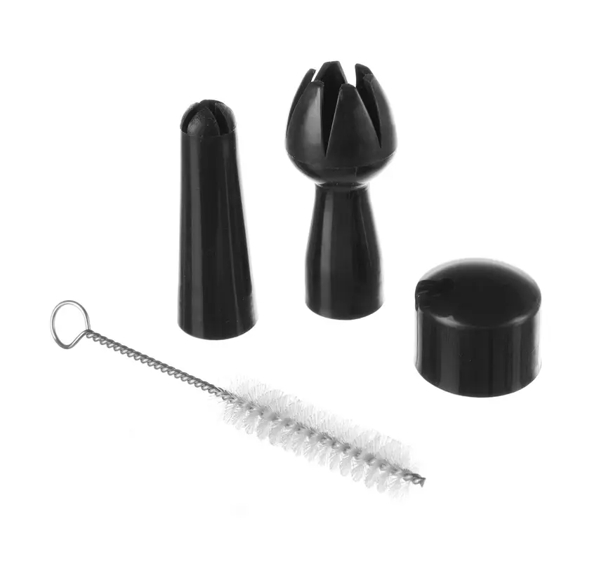 Štandardná fľaša na šľahačku – HENDI Kitchen Line, 0,5 l, čierna, ⌀80 x 260 mm – Obrázok 3