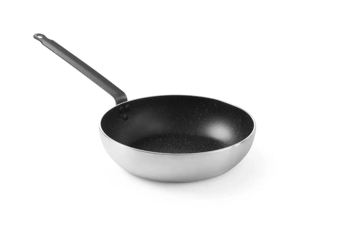 Oblá panvica Wok – HENDI, ⌀280 x 75 mm