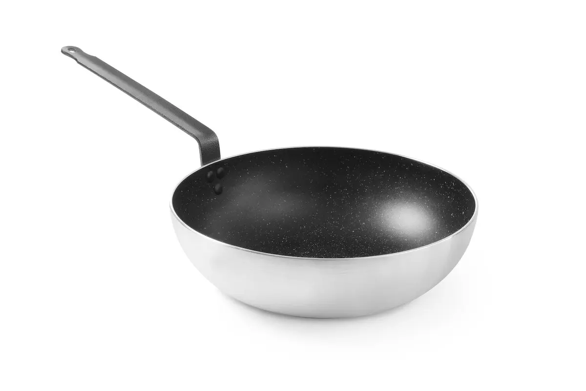 Oblá panvica Wok – HENDI, ⌀320 x 95 mm