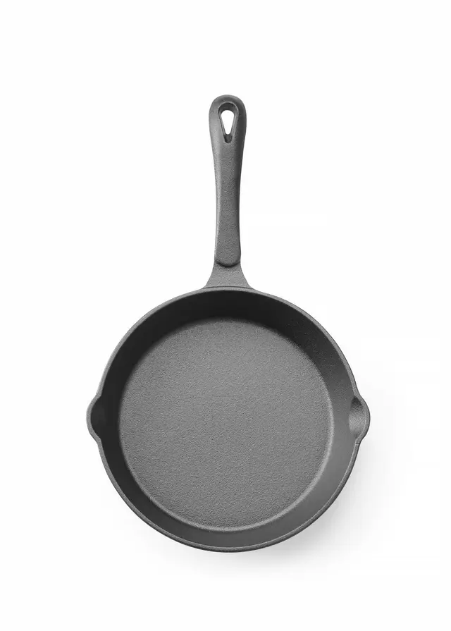 Robustná liatinová panvica – HENDI, čierna, ⌀200 x 40 mm – Obrázok 2