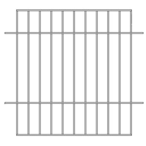 Vertikálna priečka – deliaca, výška 432 mm, pre sériu FEI