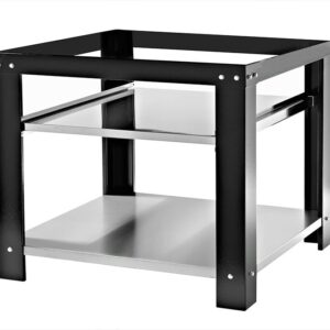 Nerezový základný rám – pre pec na pizzu, vhodný pre model GPOE630DN, čierny
