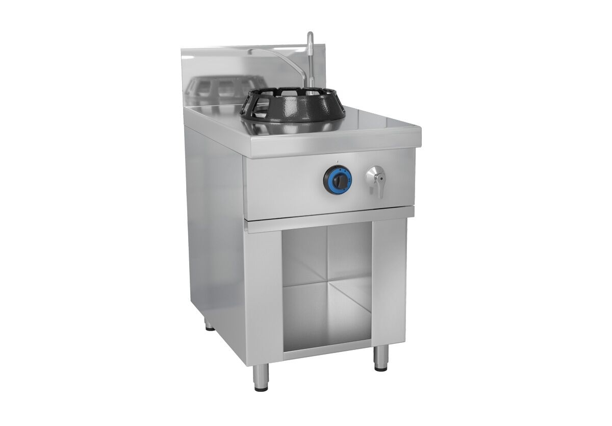 Stolová plynová wok varná doska – 14 kW, s 1 horákom, vrátane 1 kohútika