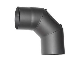 Hrubostenné dymové koleno – HS.CO, uhol 90°, priemer 150 mm, hrúbka plechu 2,0 mm, s čistiacim otvorom