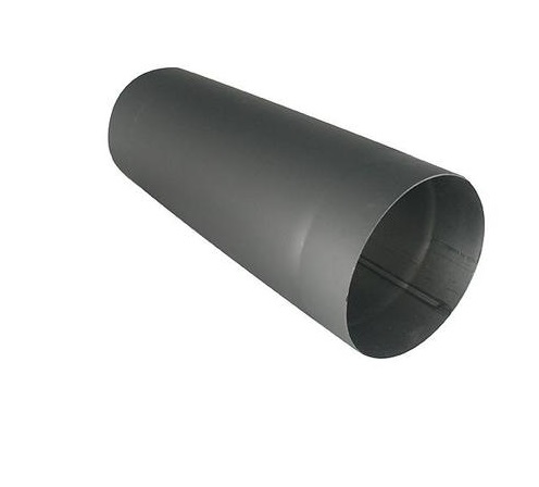 Hrubostenná dymová rúra – HS, dĺžka 1000 mm, priemer 120 mm, hrúbka plechu 1,5 mm