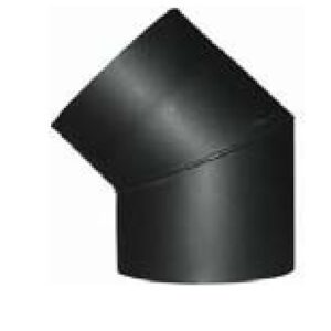 Hrubostenné dymové koleno – HS, uhol 45°, priemer 150 mm, hrúbka plechu 1,5 mm