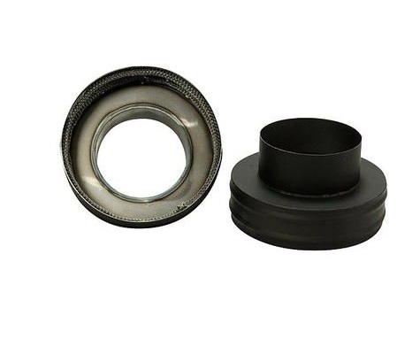 Dymová komínová redukcia – HS, prechodka dymovodu, rozmer 200/150 mm, hrúbka plechu 1,5 mm