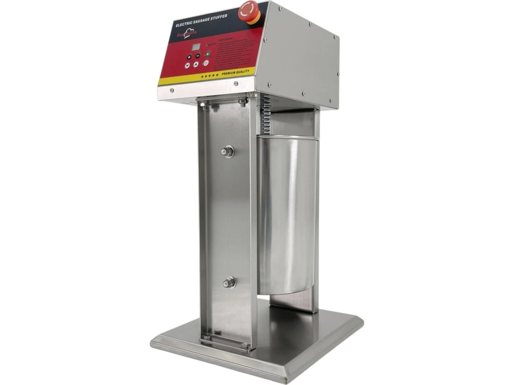 Nerezová plnička klobás - elektrická, stojaca, objem 12 litrov – Obrázok 7