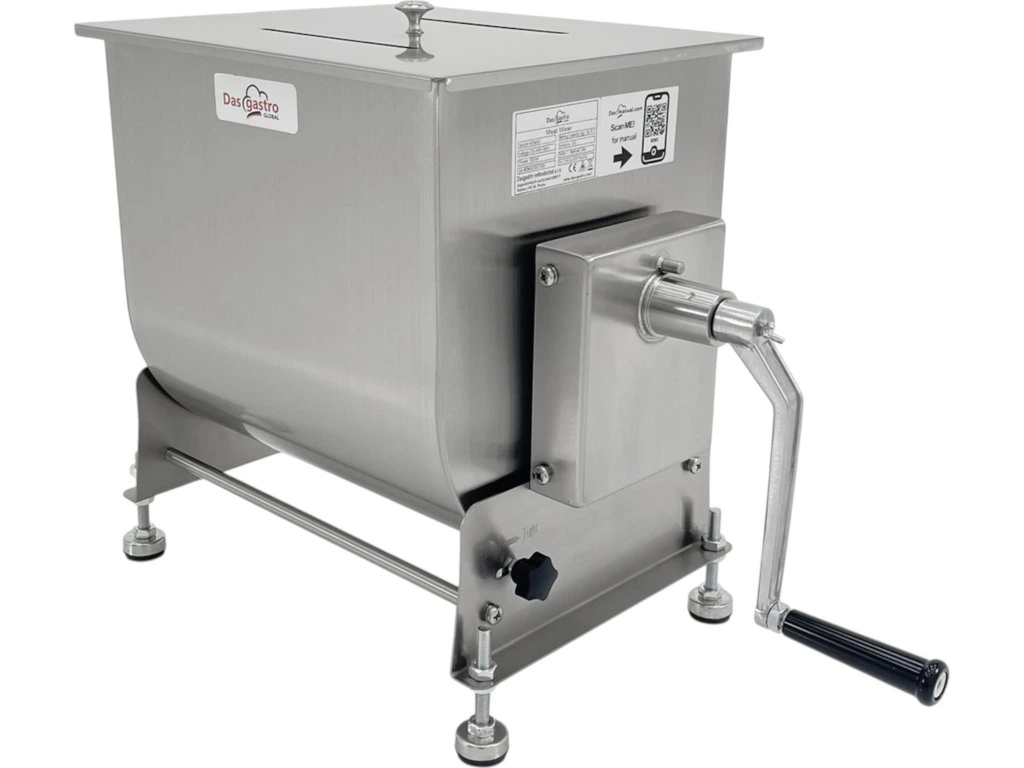 Elektrický mixér na mäso - objem 30 l, s výklopnou nádobou – Obrázok 6