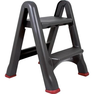 Plastové stupadlo – stolička Curver® STEP STOOL, 2 stupienkové, bez rúčky, obojstranné