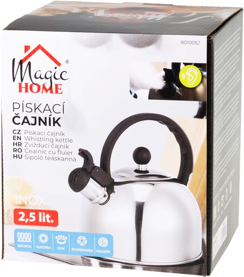 Pískací čajník – MagicHome, 2500 ml – Obrázok 3
