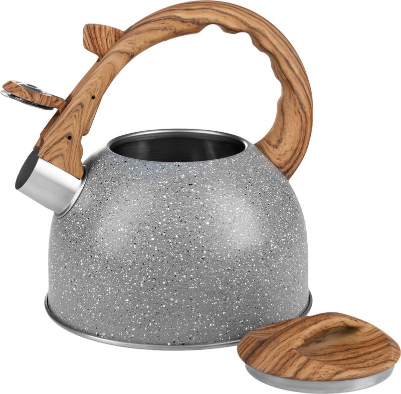 Pískací čajník– MagicHome, šedý, 2500 ml – Obrázok 4