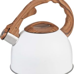 Pískací čajník – MagicHome, biely, 2500 ml