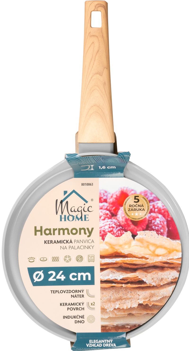 Hliníková panvica – na palacinky, MagicHome Harmony, 24 cm – Obrázok 2