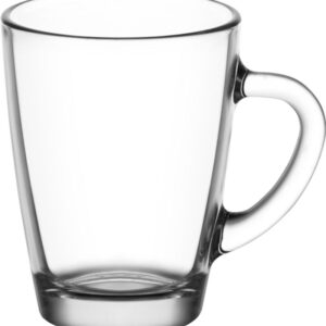 Sklenený hrnček – Vega, LAV, na kávu/čaj, 250 ml, 76x100 mm, sada 6 ks