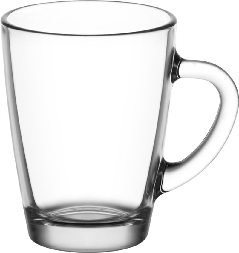 Sklenený hrnček – Vega, LAV, na kávu/čaj, 250 ml, 76x100 mm, sada 6 ks