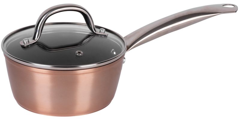 Nerezová rajnica – MagicHome Copper Line, 16 cm, 1200 ml, so sklenenou pokrievkou – Obrázok 3