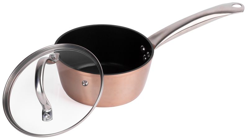 Nerezová rajnica – MagicHome Copper Line, 16 cm, 1200 ml, so sklenenou pokrievkou – Obrázok 2