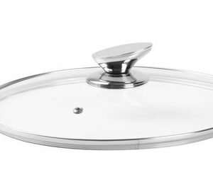 Sklenená pokrievka – MagicHome Black Line, 26 cm