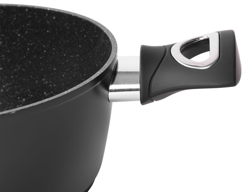 Hrniec s pokrievkou – MagicHome Black Line, 24 cm, 4000 ml – Obrázok 3