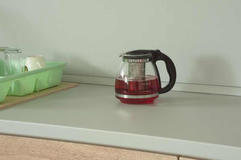 Sklenený čajník – MagicHome TP021, 1500 ml, sklo/PP/nerez – Obrázok 2