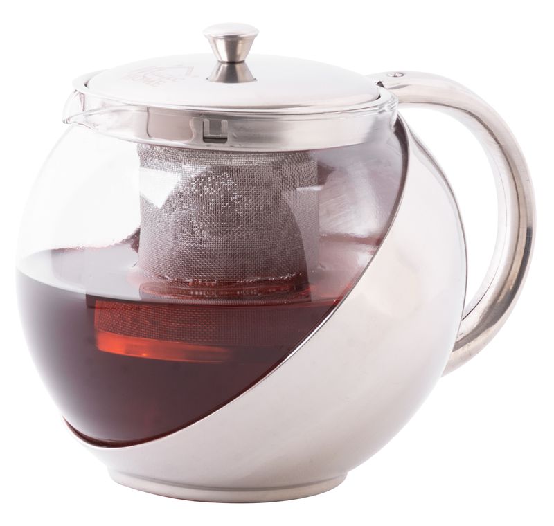 Sklenený čajník – MagicHome TP108, 1100 ml, sklo/nerez – Obrázok 3
