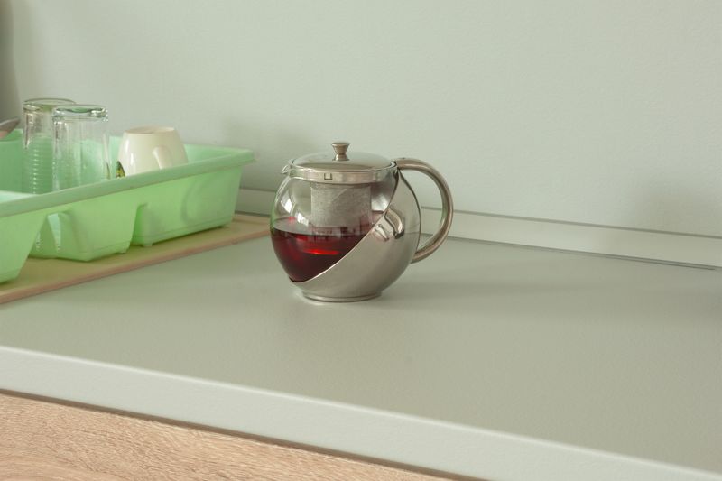 Sklenený čajník – MagicHome TP108, 1100 ml, sklo/nerez – Obrázok 2