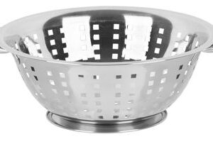 Nerezové cedidlo – MagicHome, 24 cm, štvorcové otvory