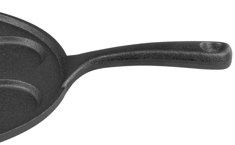 Liatinová panvica na lievance –indukčná, 23,5 cm, 7 otvorov – Obrázok 3