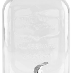 Sklenený džbán na vodu s kohútikom – MagicHome, 5000 ml