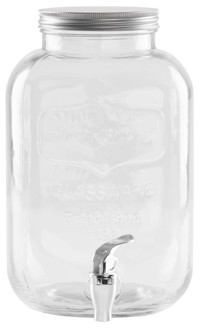 Sklenený džbán na vodu s kohútikom – MagicHome, 5000 ml