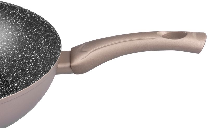 Wok panvica – MagicHome Coffee Brown Line, 28 cm – Obrázok 3