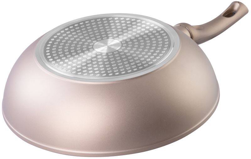 Wok panvica – MagicHome Coffee Brown Line, 28 cm – Obrázok 2