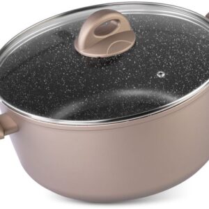 Hrniec s pokrievkou – MagicHome Coffee Brown Line, 24 cm, 4000 ml