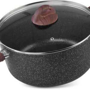 Hrniec s pokrievkou – MagicHome Black Marble Line, 20 cm, 2200 ml