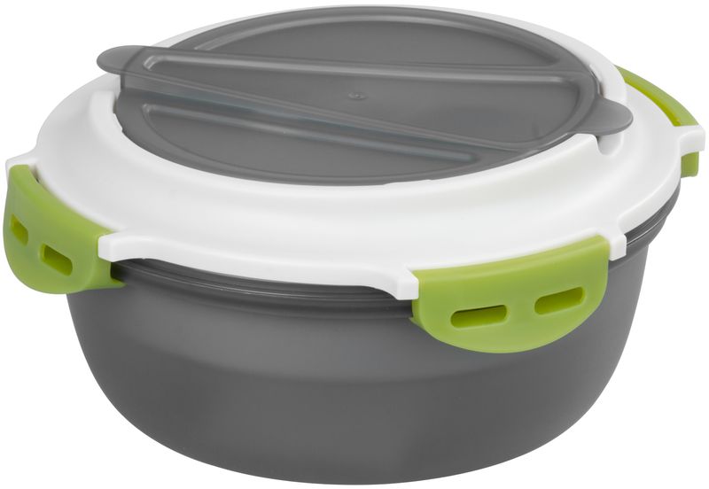 Plastový obedár – MagicHome, okrúhly, s vidličkou/lyžicou, 1200 ml, 21,1x9,7 cm – Obrázok 11