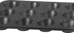Forma na muffiny (12 ks) – MagicHome, plechová, 35 x 26,5 x 3 cm