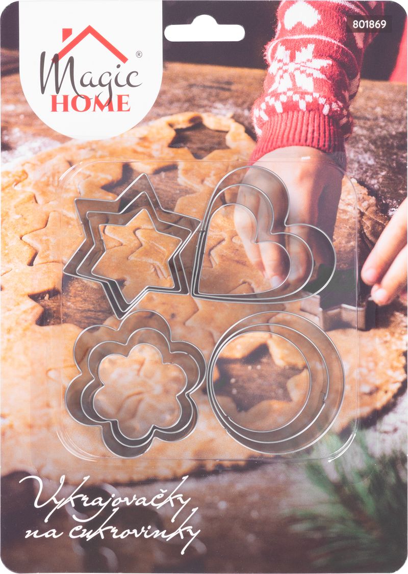 Vykrajovačka (12 ks) – MagicHome, mix – Obrázok 2