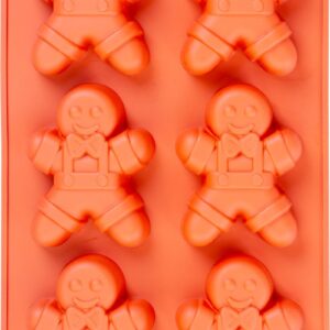 Forma na perníčky (6 ks) – MagicHome, vianočný motív, silikón, 29,5 x 17,5 x 2,7 cm