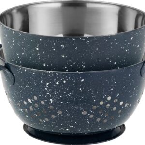 Nerezové cedidlo s misou a rúčkou (sada 12 ks) – MagicHome, 15,5 cm