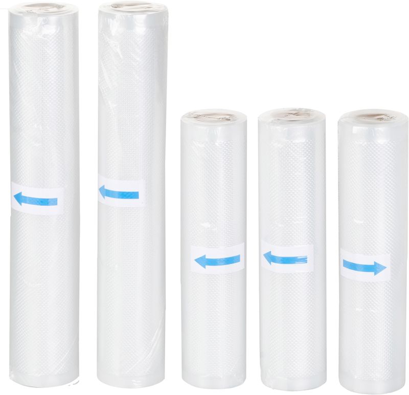 Vákuová fólia – MagicHome, pre vákuovačky, sada 5 ks (3 ks 20x300 cm + 2 ks 28x300 cm) – Obrázok 3