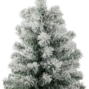 Vianočný stromček – MagicHome Snowy, jedľa v jute, zasnežený, 60 cm