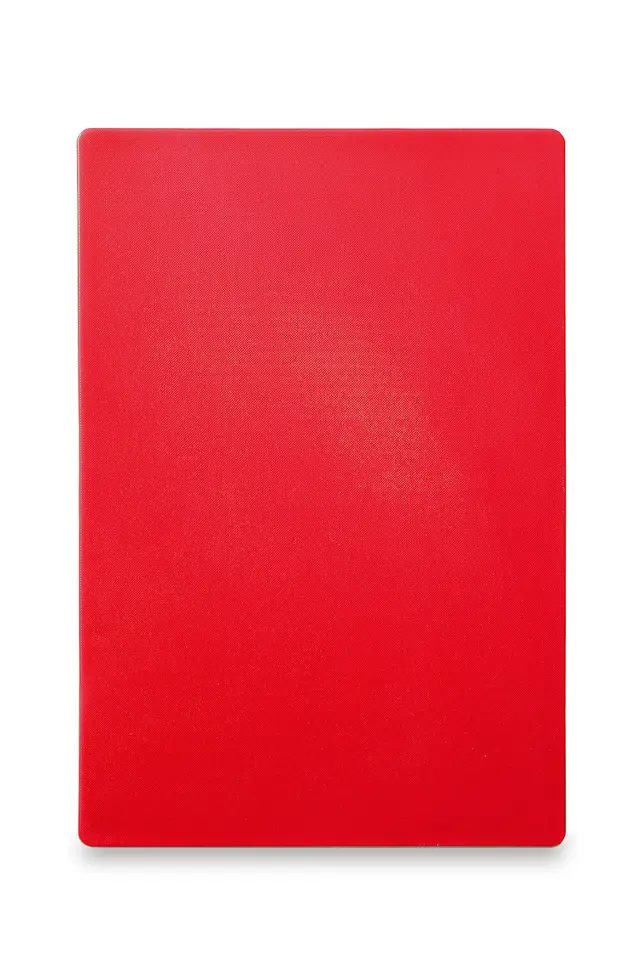 Klasická doska na krájanie HACCP – HENDI, červená, 600 x 400 mm