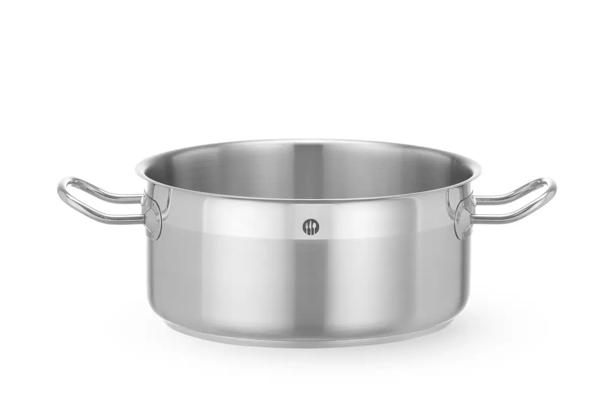 Profesionálna panvica na dusenie – nízka, bez veka, HENDI Profi Line, 4,7 l, ⌀240 x 112 mm