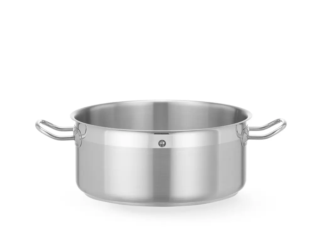 Profesionálna panvica na dusenie – nízka, bez veka, HENDI Profi Line, 7,3 l, ⌀280 x 126 mm