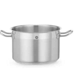 Okrúhly stredný hrniec HENDI Profi Line – na dusené mäso, bez pokrievky, objem 4 l, rozmer ⌀200 x (V)130 mm
